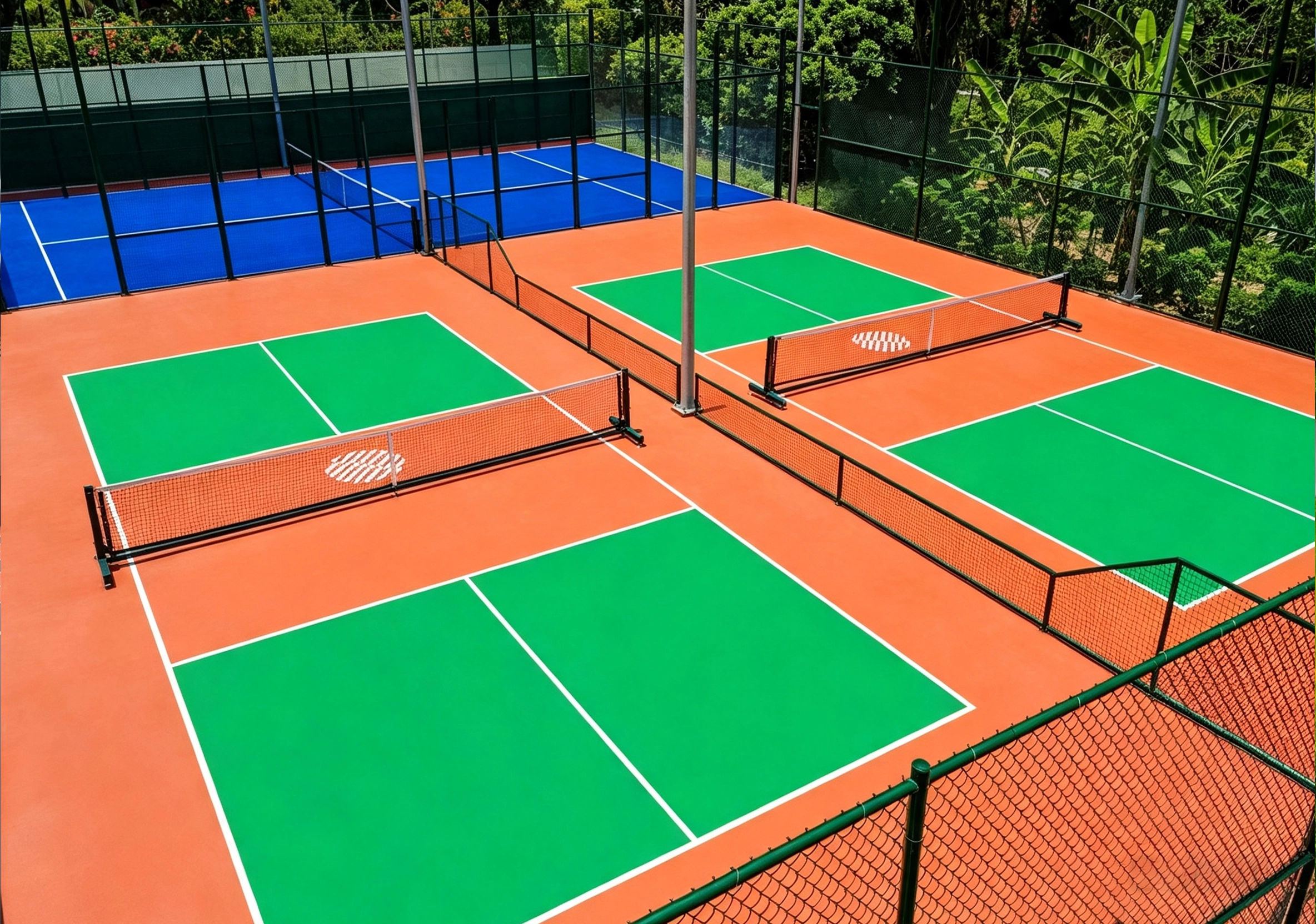 Sơn sân pickleball US OPEN LAYKOLD 12 lớp nền nhựa